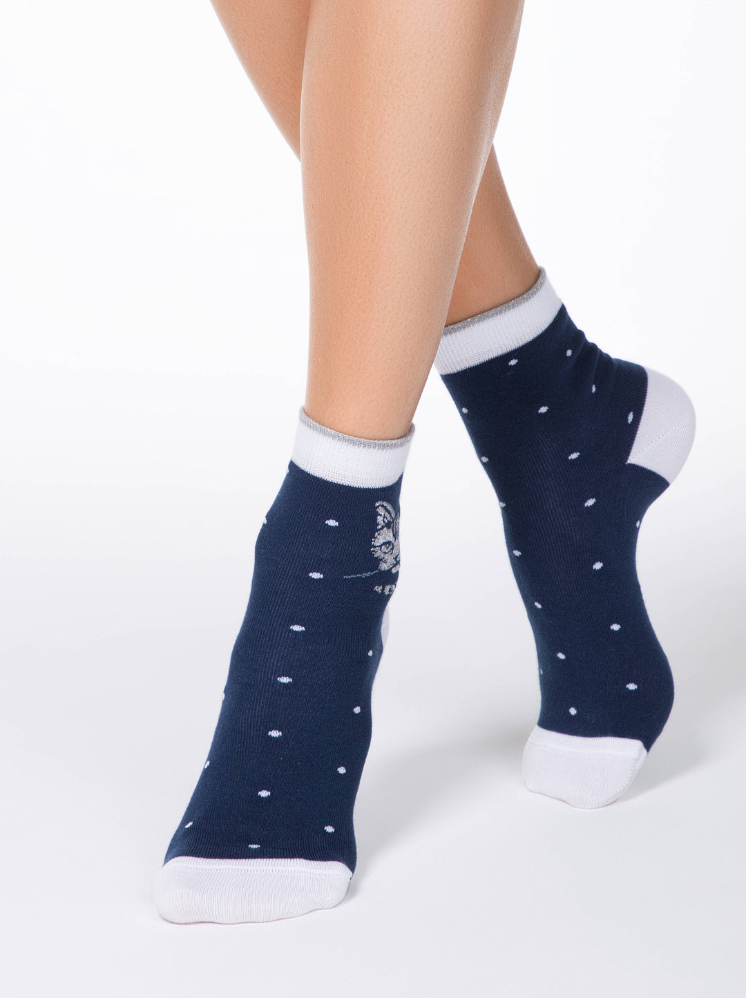 Conte Elegant Cotton Socks (2 pairs) - Lady Cat