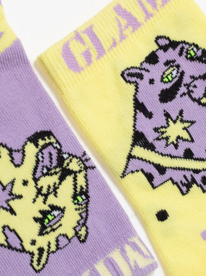 Socks Cotton Conte Happy 386 - Glam Metal