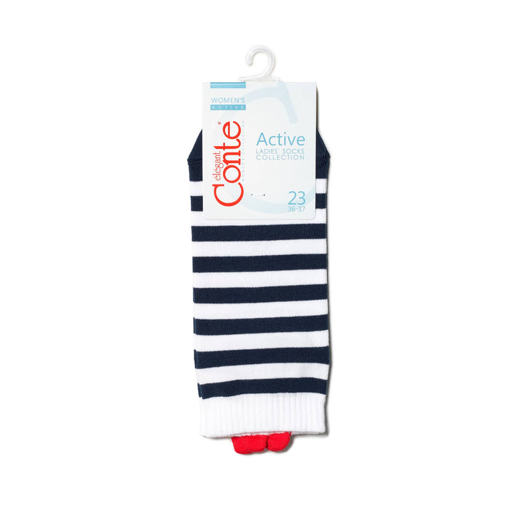 Cotton Ankle Socks Conte Active - Stripes 223