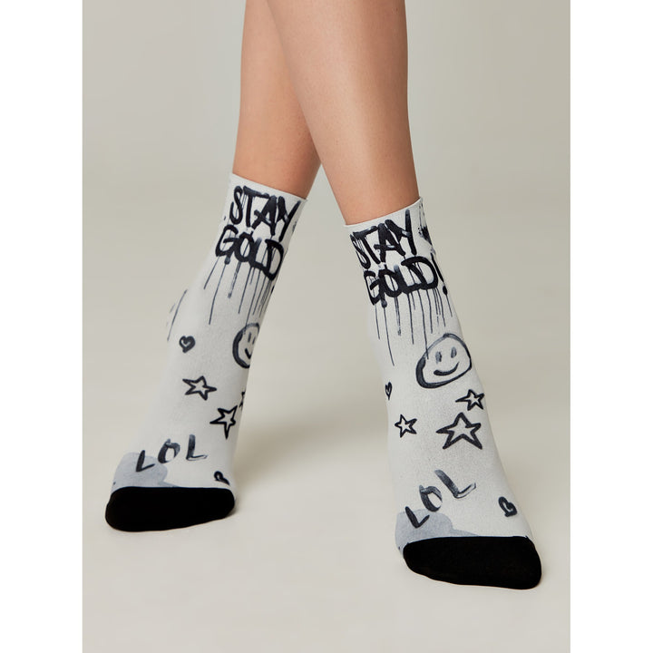 Socks Conte Fantasy 906 - "Stay" Pattern