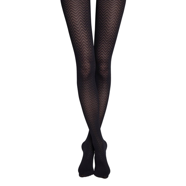 Fantasy Tights Conte Orient - Zigzag pattern