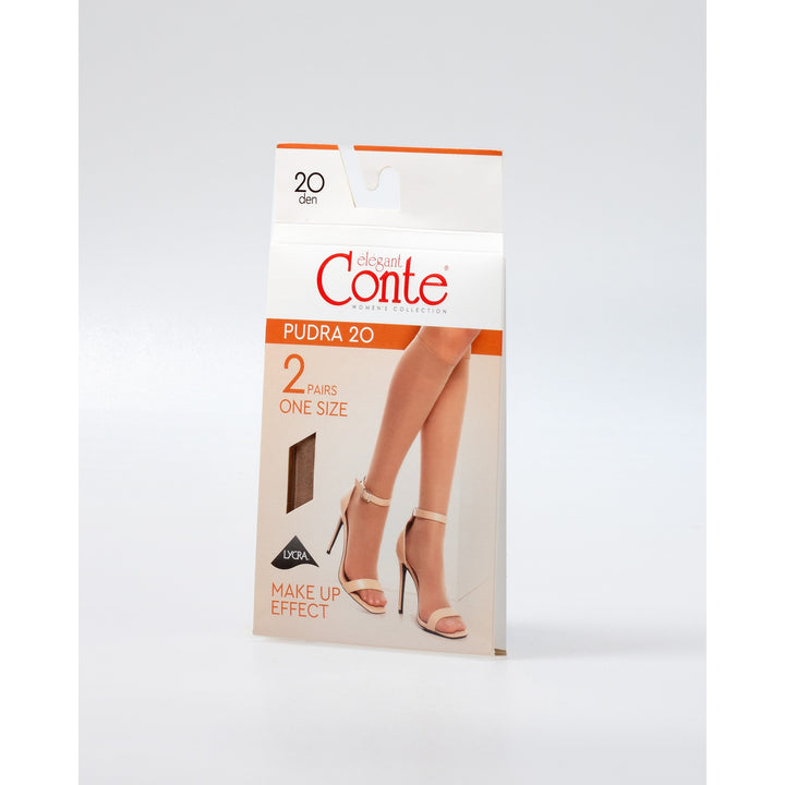 Knee Highs Conte Pudra 20 Den (2 pairs)