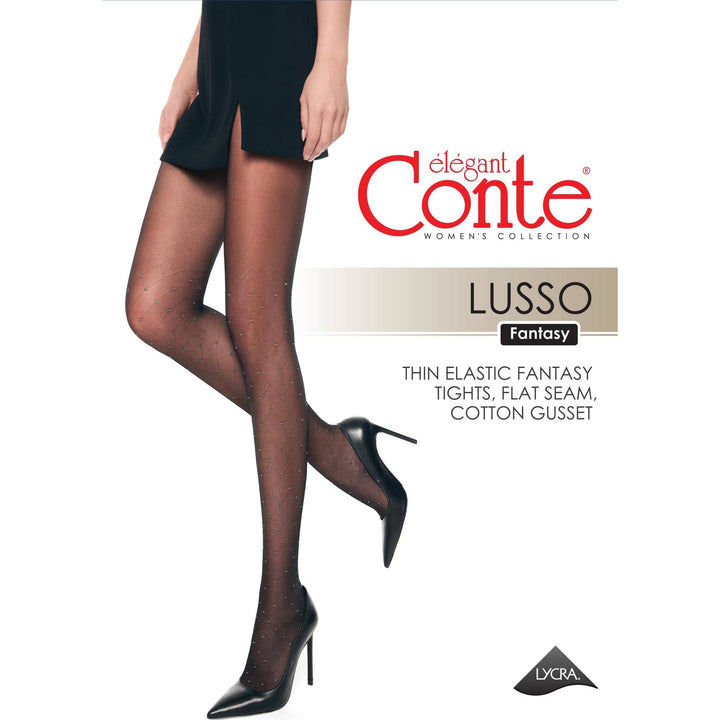 Fantasy Tights Conte Lusso - Diamond Lurex Polka Dots